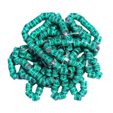 Maxbell 50x 2023 Pigeon Leg Rings Bird Foot Bands for Bantam Finch Canary Green