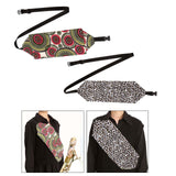Maxbell Reptile Sling Carrier Travel Bag Adjustable for Bearded Dragon Small Animals Sun Pattern