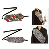 Maxbell Reptile Sling Carrier Travel Bag Adjustable for Bearded Dragon Small Animals Sun Pattern