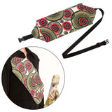 Maxbell Reptile Sling Carrier Travel Bag Adjustable for Bearded Dragon Small Animals Sun Pattern