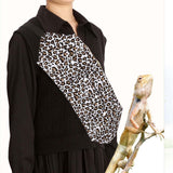 Maxbell Reptile Sling Carrier Travel Bag Adjustable for Bearded Dragon Small Animals Leopard