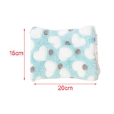 Maxbell 15x20cm Small Pet Sleeping Warm Playing Cushion for Winter Use Soft Washable Green