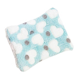 Maxbell 15x20cm Small Pet Sleeping Warm Playing Cushion for Winter Use Soft Washable Green