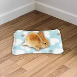 Maxbell 15x20cm Small Pet Sleeping Warm Playing Cushion for Winter Use Soft Washable Green