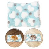 Maxbell 15x20cm Small Pet Sleeping Warm Playing Cushion for Winter Use Soft Washable Green