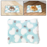 Maxbell 15x20cm Small Pet Sleeping Warm Playing Cushion for Winter Use Soft Washable Green