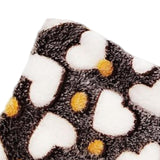 Maxbell 15x20cm Small Pet Sleeping Warm Playing Cushion for Winter Use Soft Washable Brown