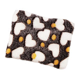 Maxbell 15x20cm Small Pet Sleeping Warm Playing Cushion for Winter Use Soft Washable Brown