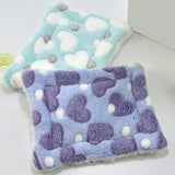 Maxbell 15x20cm Small Pet Sleeping Warm Playing Cushion for Winter Use Soft Washable Purple