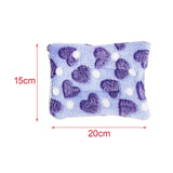 Maxbell 15x20cm Small Pet Sleeping Warm Playing Cushion for Winter Use Soft Washable Purple