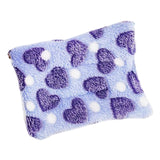 Maxbell 15x20cm Small Pet Sleeping Warm Playing Cushion for Winter Use Soft Washable Purple