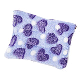 Maxbell 15x20cm Small Pet Sleeping Warm Playing Cushion for Winter Use Soft Washable Purple