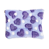 Maxbell 15x20cm Small Pet Sleeping Warm Playing Cushion for Winter Use Soft Washable Purple