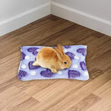 Maxbell 15x20cm Small Pet Sleeping Warm Playing Cushion for Winter Use Soft Washable Purple