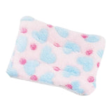Maxbell Small Animal Nest Accessories Thickened Warm Nest Pad, for Winter Use Soft Pink