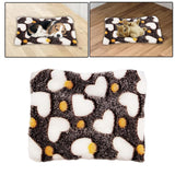 Maxbell Small Animal Nest Accessories Thickened Warm Nest Pad, for Winter Use Soft Brown