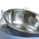 Maxbell Elevated Cat Bowls Small Medium Large Dog Drinking Dispenser Raised Dish Blue