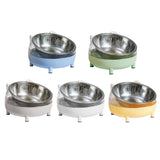 Maxbell Elevated Cat Bowls Small Medium Large Dog Drinking Dispenser Raised Dish Blue