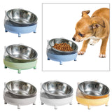 Maxbell Elevated Cat Bowls Small Medium Large Dog Drinking Dispenser Raised Dish Blue