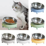 Maxbell Elevated Cat Bowls Small Medium Large Dog Drinking Dispenser Raised Dish Blue