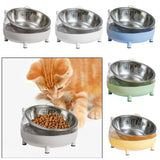Maxbell Elevated Cat Bowls Small Medium Large Dog Drinking Dispenser Raised Dish Blue