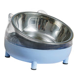 Maxbell Elevated Cat Bowls Small Medium Large Dog Drinking Dispenser Raised Dish Blue