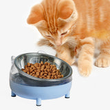 Maxbell Elevated Cat Bowls Small Medium Large Dog Drinking Dispenser Raised Dish Blue
