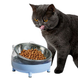 Maxbell Elevated Cat Bowls Small Medium Large Dog Drinking Dispenser Raised Dish Blue
