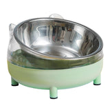 Maxbell Elevated Cat Bowls Small Medium Large Dog Drinking Dispenser Raised Dish Green