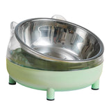 Maxbell Elevated Cat Bowls Small Medium Large Dog Drinking Dispenser Raised Dish Green
