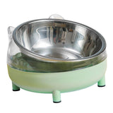 Maxbell Elevated Cat Bowls Small Medium Large Dog Drinking Dispenser Raised Dish Green