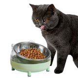 Maxbell Elevated Cat Bowls Small Medium Large Dog Drinking Dispenser Raised Dish Green