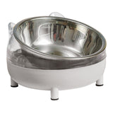 Maxbell Elevated Cat Bowls Small Medium Large Dog Drinking Dispenser Raised Dish Gray