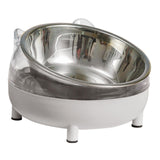 Maxbell Elevated Cat Bowls Small Medium Large Dog Drinking Dispenser Raised Dish Gray