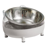 Maxbell Elevated Cat Bowls Small Medium Large Dog Drinking Dispenser Raised Dish Gray