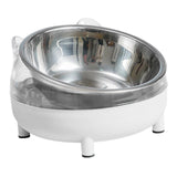 Maxbell Elevated Cat Bowls Small Medium Large Dog Drinking Dispenser Raised Dish White