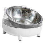 Maxbell Elevated Cat Bowls Small Medium Large Dog Drinking Dispenser Raised Dish White