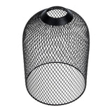 Maxbell Metal Pendant Lamp Shade Wrought Iron Wire Lampshade for Cafe Decoration Cylinder