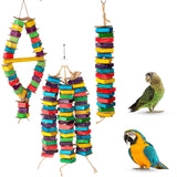 Maxbell Bird Chew Toy Braided Swing Perch Lovebirds Cockatiels Parakeet Budgie A String