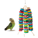 Maxbell Bird Chew Toy Braided Swing Perch Lovebirds Cockatiels Parakeet Budgie Three Strings