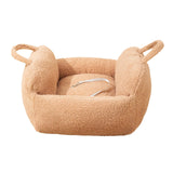 Maxbell Cat Bed Dog Carrying Center Console Dog Bed with Straps Pet for