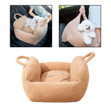 Maxbell Cat Bed Dog Carrying Center Console Dog Bed with Straps Pet for