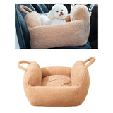 Maxbell Cat Bed Dog Carrying Center Console Dog Bed with Straps Pet for