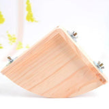 Maxbell Hamster Cage Corner Platform Wooden Stand Chinchilla Small Animal Parrot