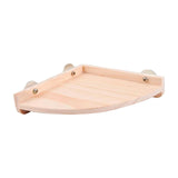 Maxbell Hamster Cage Corner Platform Wooden Stand Chinchilla Small Animal Parrot