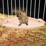 Maxbell Hamster Cage Corner Platform Wooden Stand Chinchilla Small Animal Parrot