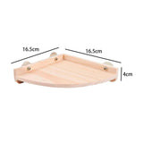 Maxbell Hamster Cage Corner Platform Wooden Stand Chinchilla Small Animal Parrot