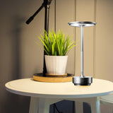 Maxbell Dimmable Desk Lamp Table Light USB Rechargeable Eye Caring Dorm Bedroom Silver