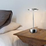 Maxbell Dimmable Desk Lamp Table Light USB Rechargeable Eye Caring Dorm Bedroom Silver