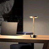 Maxbell Dimmable Desk Lamp Table Light USB Rechargeable Eye Caring Dorm Bedroom Gold